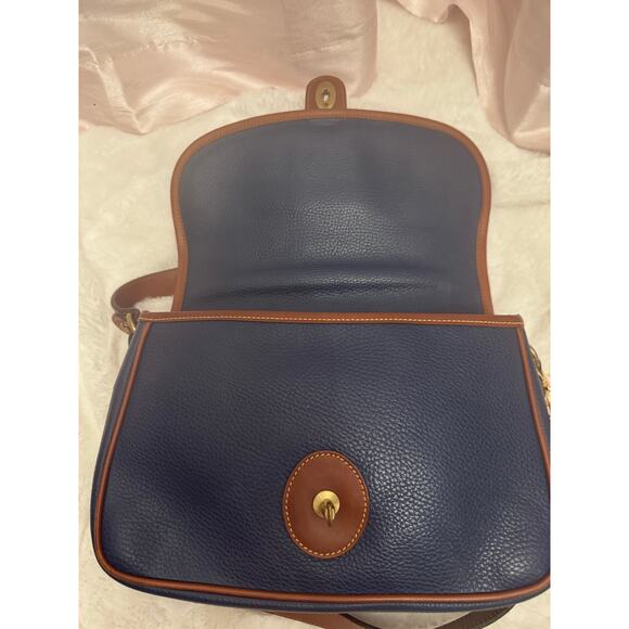 Vintage 1995 Coach 4225 Navy & British Tan Restored to Original Brilliance - Picture 5 of 13